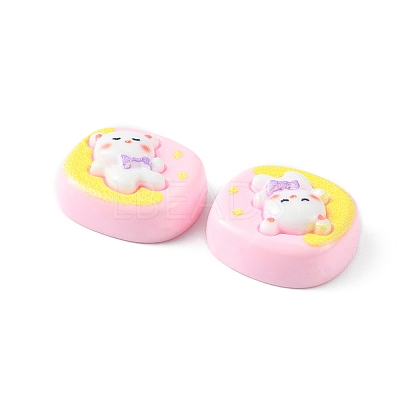 Opaque Cute Cartoon Resin Cabochons LS-CRES-O006-06B-1