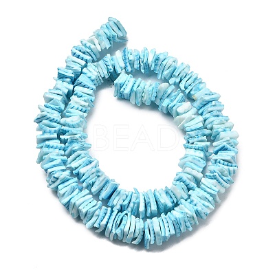 Natural Sea Shell Beads Strands BSHE-K012-08C-1