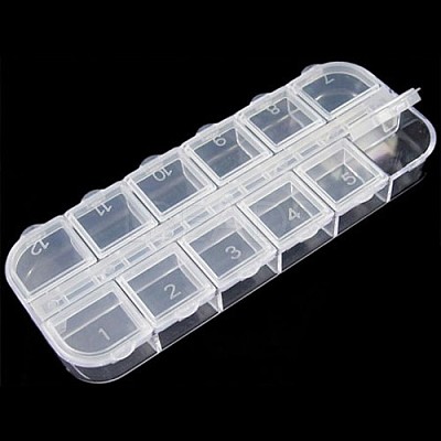 Plastic Bead Containers X-C087Y-1