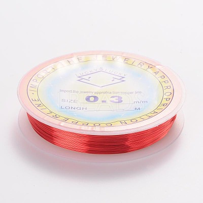 Copper Jewelry Wire CWIR-CW0.3mm-13-1