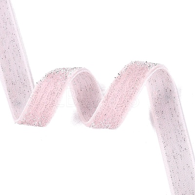 Glitter Sparkle Single Face Velvet Ribbon SRIB-Q023-01A-01-1