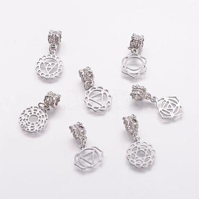 Alloy European Dangle Charms PALLOY-E436-B-P-1