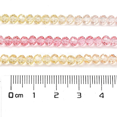 Transparent Painted Glass Beads Strands LS-DGLA-A034-T3mm-A09-1