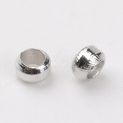 Brass Crimp Beads E002-1
