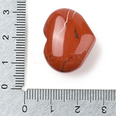 Natural Red Jasper Love Heart Stone G-I367-02A-1