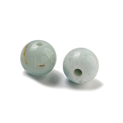 Natural Flower Amazonite Beads G-G147-01B-1