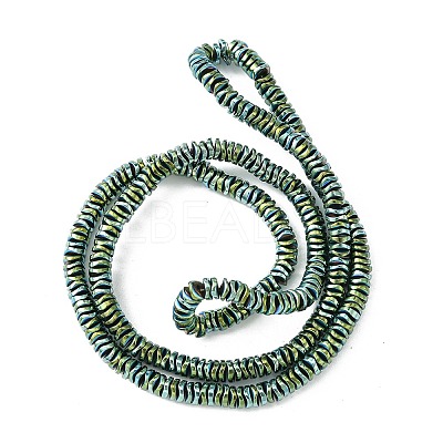 Electroplated Synthetic Non-Magnetic Hematite Beads Strands G-H020-M01-07-1