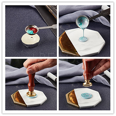 Wax Seal Stamp Set AJEW-WH0208-574-1
