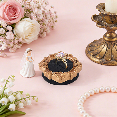 Round Wood Ring Display Trays RDIS-WH0032-006D-1