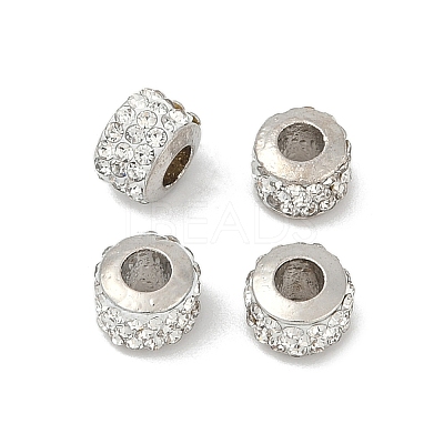 Alloy Rhinestone Clay Pave Beads ALRI-D300-01P-01-1