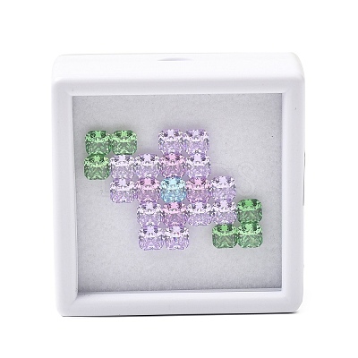 23Pcs Cubic Zirconia Cabochons CU-F002-05G-1