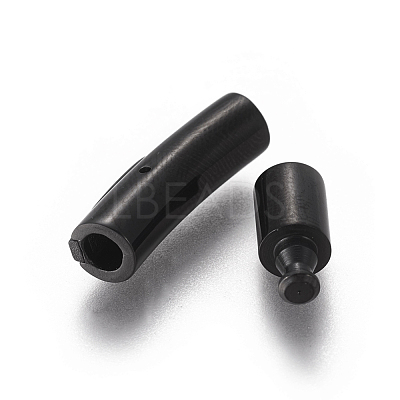 304 Stainless Steel Bayonet Clasps STAS-I013-4mm-B-1-1