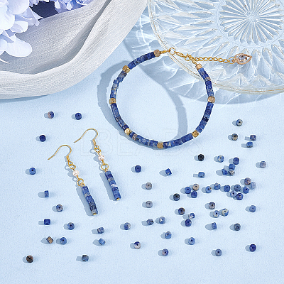 2 Strands Natural Sodalite Beads Strands G-GO0001-41-1