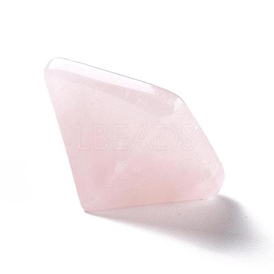 Natural Rose Quartz Cabochons G-G759-Y06-1