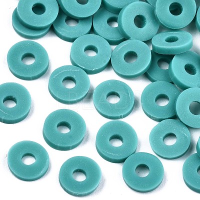 Handmade Polymer Clay Beads X-CLAY-Q251-6.0mm-107-1