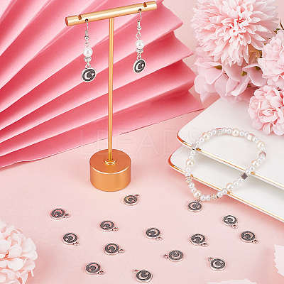 100Pcs Tibetan Style Alloy Charms TIBEP-SC0002-74-1