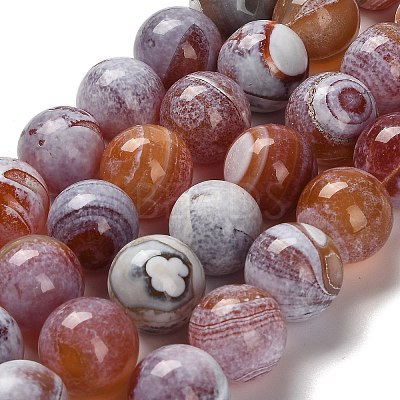 Dyed Natural Carnelian Beads Strands G-G175-A12-01-1