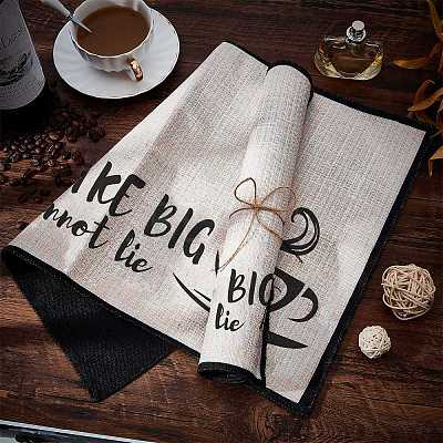 Coffee Theme Diablement Fort Cup Mats AJEW-WH0201-005-1