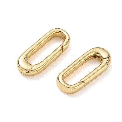 Brass Spring Gate Clasps
KK-CBA50B0-37G-1