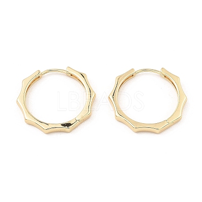 Brass Hoop Earrings EJEW-I289-18B-KCG-1