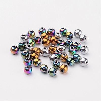 Non-Magnetic Synthetic Hematite Beads X-G-S096-4mm-M-1