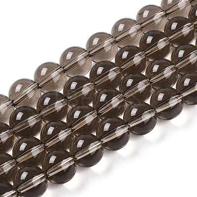 Transparent Glass Beads Strands GLAA-T032-T10mm-02-1