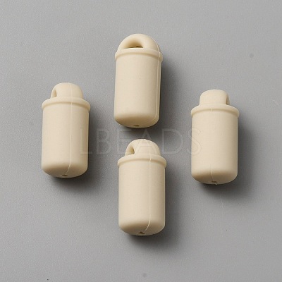Bottle Food Grade Eco-Friendly Silicone Beads SIL-WH0006-20B-1