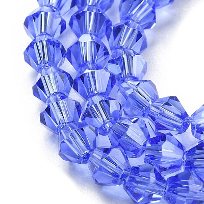 Transparent Electroplate Glass Beads Strands LS-EGLA-A039-T3mm-A07-1