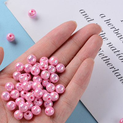 Opaque Acrylic Beads MACR-S370-D8mm-A02-1