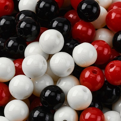 Opaque Acrylic Beads SACR-Q004-02M-1