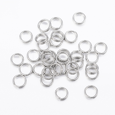 Tarnish Resistant 304 Stainless Steel Split Rings LS-STAS-H413-04P-B-1