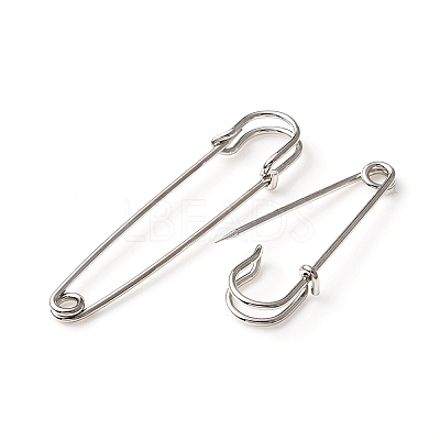 45Pcs 6 Size Iron Kilt Pins Brooch Clasps Jewelry Findings IFIN-YW0001-73-1