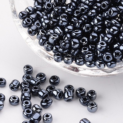 6/0 Glass Seed Beads SEED-US0003-4mm-129-1