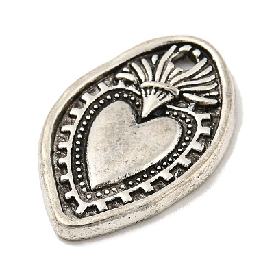 Tibetan Style Alloy Pendants TIBE-L013-08AS-07-1