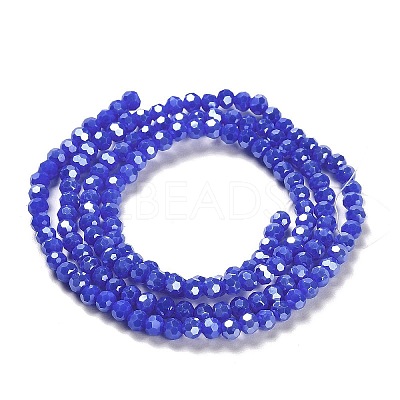 Electroplate Opaque Glass Beads Strands LS-EGLA-A035-P3mm-A07-1