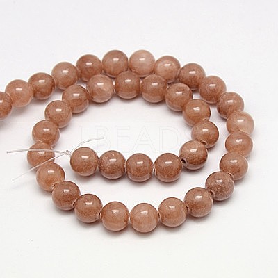 Natural Yellow Jade Beads Strands X-G-G598-6mm-YXS-27-1