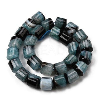 Natural Agate Beads Strands G-F820-P01-01H-1