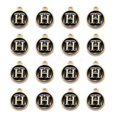 Golden Plated Alloy Charms ENAM-S118-02H-1