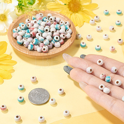 200Pcs Handmade Porcelain Beads PORC-TA0001-61B-1