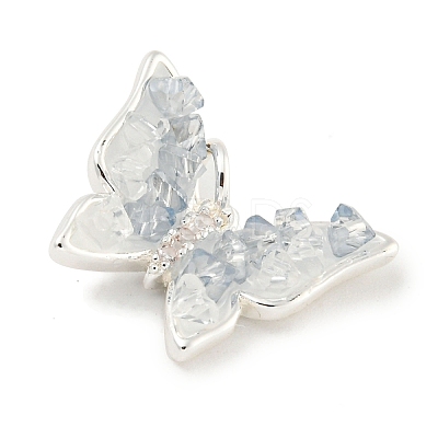 Natural Quartz Crystal Pendants KK-P275-24S-1