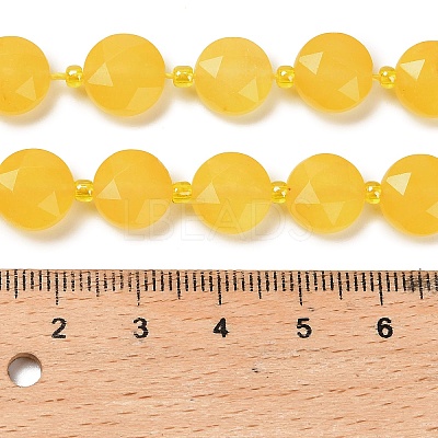 Dyed Natural White Jade Beads Strands G-C116-A181-01A-1