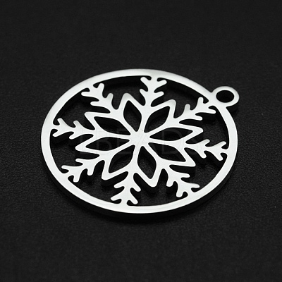Non-Tarnish Christmas 201 Stainless Steel Pendants STAS-R111-JA693-1