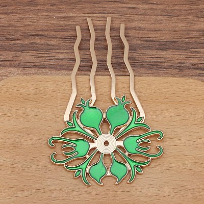 Alloy Hair Comb Findings PW-WGAD31C-08-1