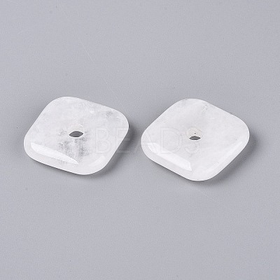 Natural Quartz Crystal Pendants G-Q602-02K-1
