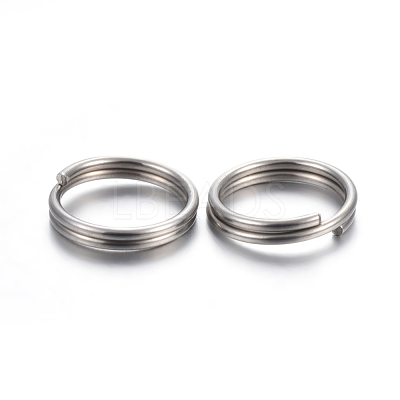 Tarnish Resistant 304 Stainless Steel Split Rings STAS-P223-22P-01-1