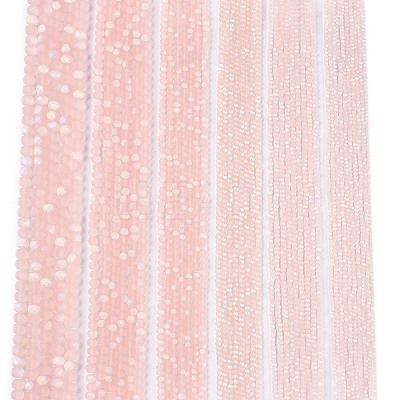 Transparent Glass Beads Strands X-EGLA-A044-T8mm-MB22-1