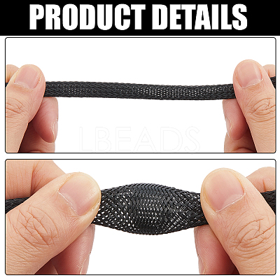 30M Flexible PET Cable Wrap Cord Protector OCOR-CL0001-04B-1