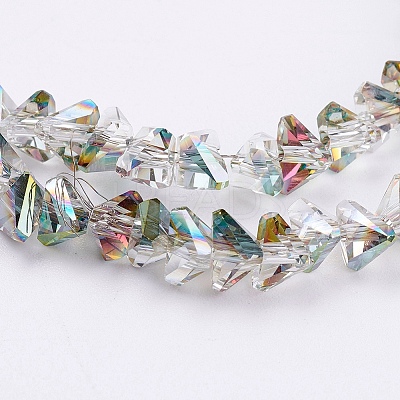 Electroplate Glass Beads Strands EGLA-J145-6mm-HP04-1