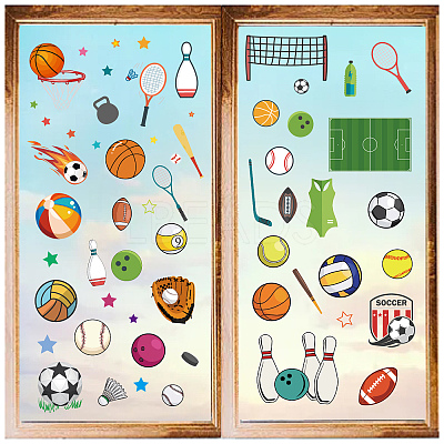 8 Sheets 8 Styles PVC Waterproof Wall Stickers DIY-WH0345-146-1