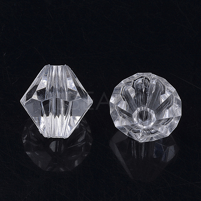 Transparent Acrylic Beads X1-TACR-S146-4mm-01-1